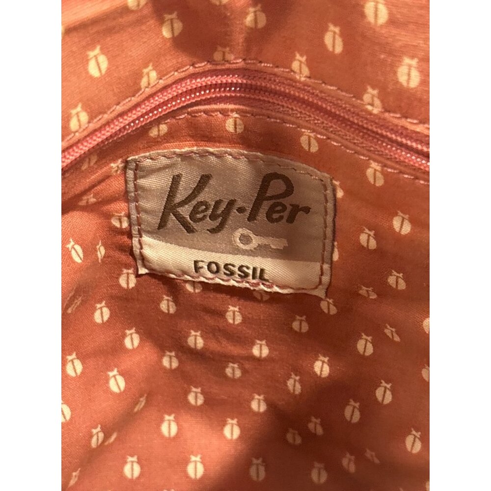 Fossil Floral Crossbody Purse | Key-Per Collection | Leather Trim - Picture 9 of 13